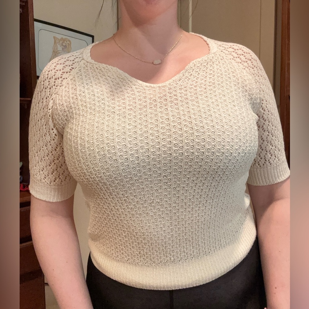 True vintage 1960s cotton sweater